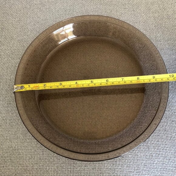 PYREX 209 Brown Pie Dish 23 cm Oven and Microwave Safe USA - Picture 5 of 9